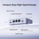 GL.iNet (Brume Wired VPN Security Gateway, NO Wi-Fi, for Home Office and Remote Work High-Speed Up to Mbps hardware-accelerated VPN, ports with multi-WAN failover, VPN obfuscation, OpenWrt with