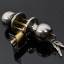 Aluminum Round Door Knob - Sturdy Keyed Security