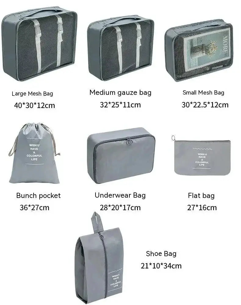Travel Organizer Bags Set Suitcase Packing - OurLum.com