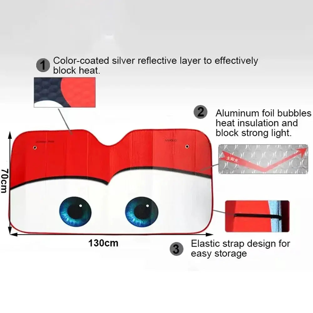 UV and Heat Car Sunshade for Drivers — product view 11