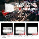 5 Inch 9W LED Work Light Torch for Milwaukee Makita Tools