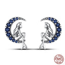 Sterling Silver Double Circle Earrings