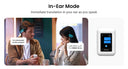 Wooask A8 Translator Earbuds for 144 Languages with Touch Screen