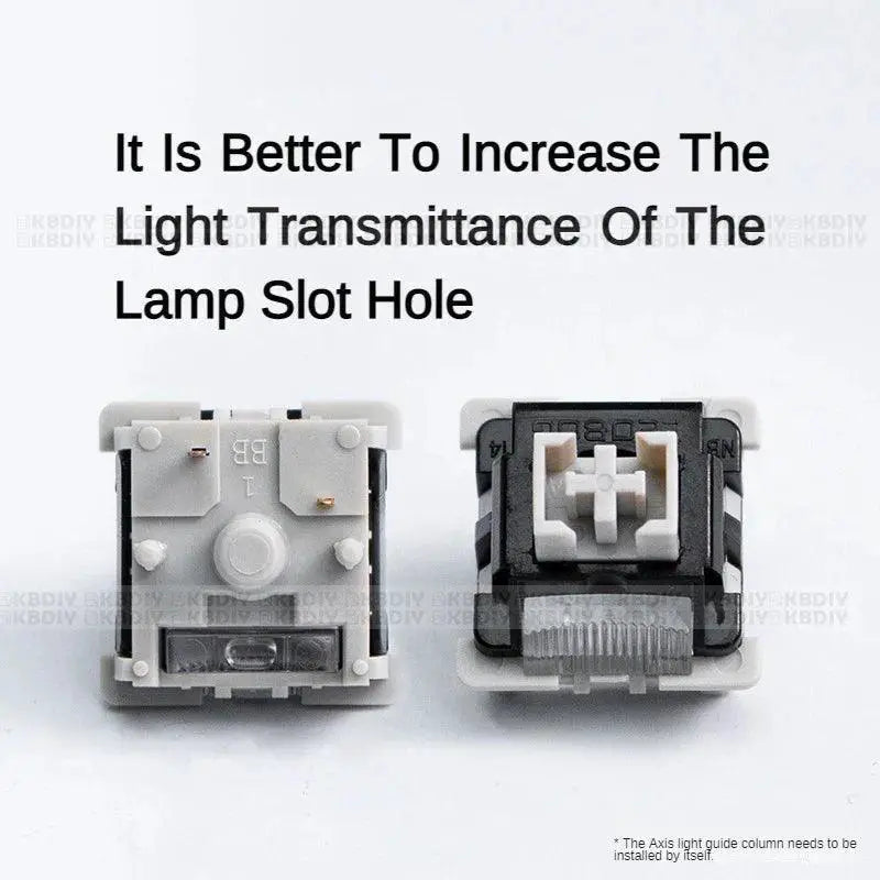 LEOBOG GrayWood Linear POM HiFi Switches for Ultimate Gaming