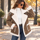 Thick Loose Collar Casual Jacket