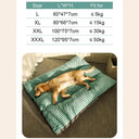 Pet Mat: Corduroy Cotton Winter Dog Bed for Large Dogs