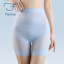 Flarixa Ultra Thin Ice Silk Safety Shorts Women High Waist