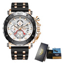 LIGE Luxury Chronograph Sports Watch Bold Style and Functionality