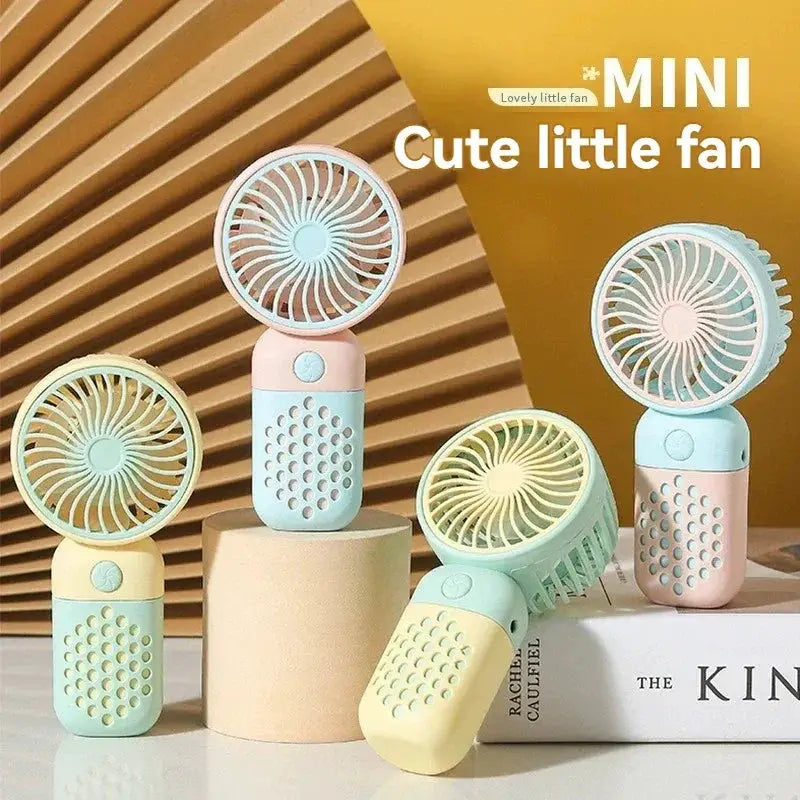 Handheld Charging Fan Portable Mini USB Cartoon Fan - OurLum.com