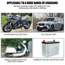 Full Automatic Car Battery Charger Digital LCD Display 2A Fast Charging 3 Stages Lead Acid AGM GEL Battery-chargers