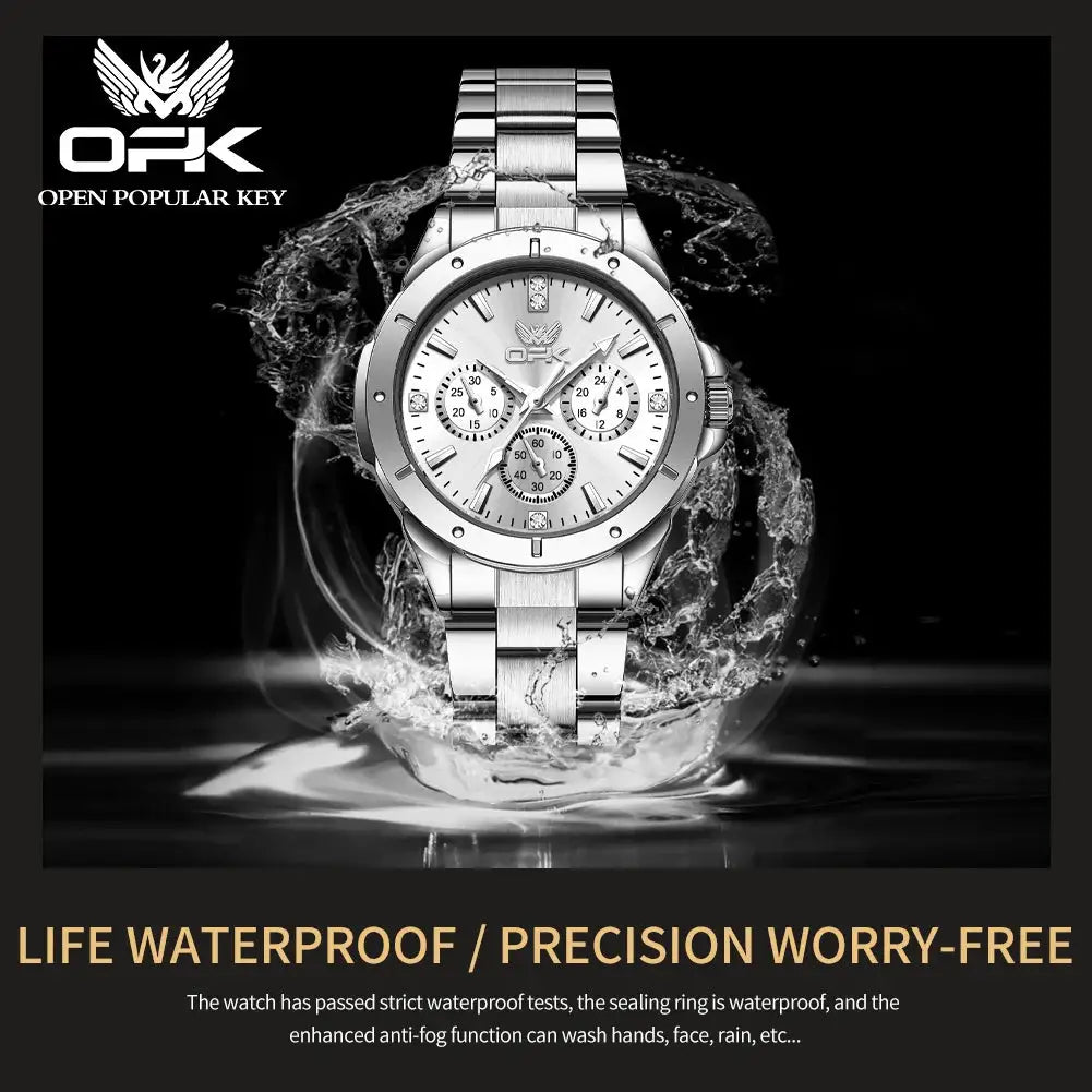 Opk Womens Chrono Watch Stainless Steel — product image 8