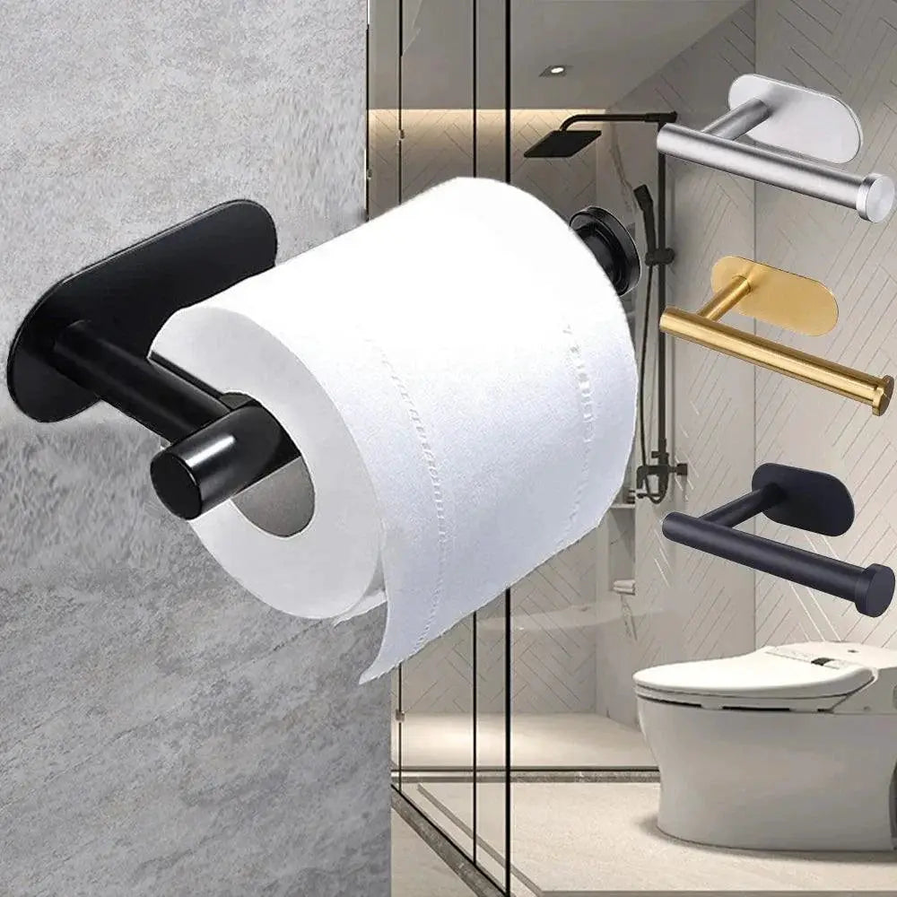 Bathroom Hardware Set With Wall Mount Organizer Space Saver