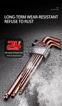 L Type Hand Tools Kit Allen Key Set Hex Wrench Tool Set