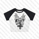 Graphic Harajuku Dress for Punk Women