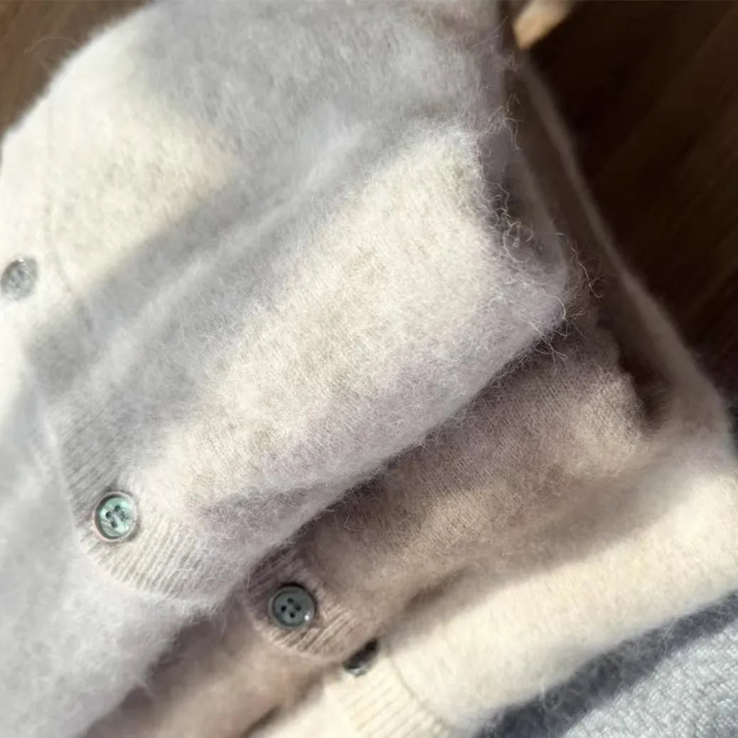 Knitted Wool Knit Cardigan