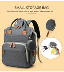 USB Mummy Bag Diaper Bag Backpack Waterproof Large Capacity