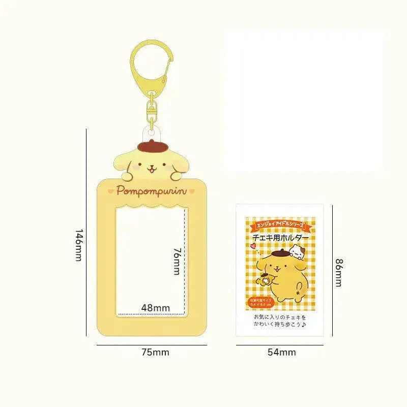 Sanrio Cinnamoroll Cute Card Holder Keychain Pendant