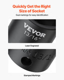 Piece Drive Impact Socket Set Kit