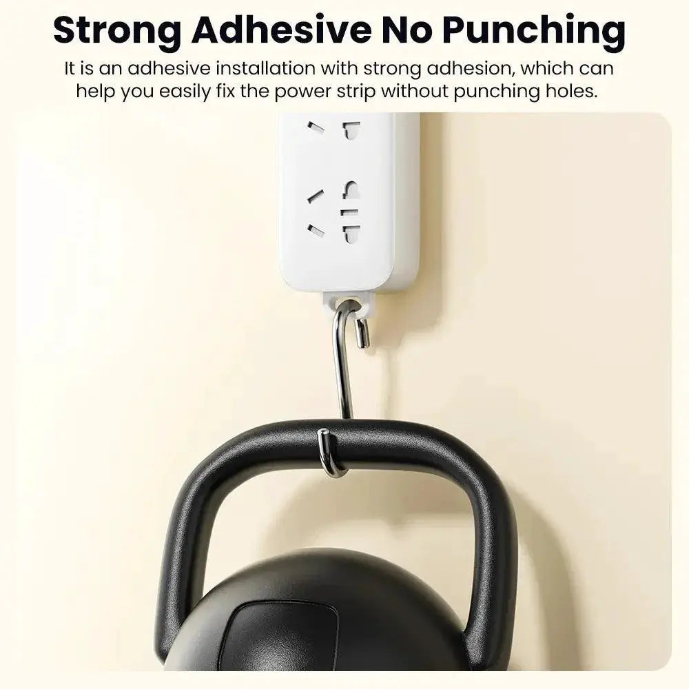 Toocki Adhesive Power Strip Holder For Kitchen And Office