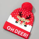 Cozy Christmas Snowman Knit Hat