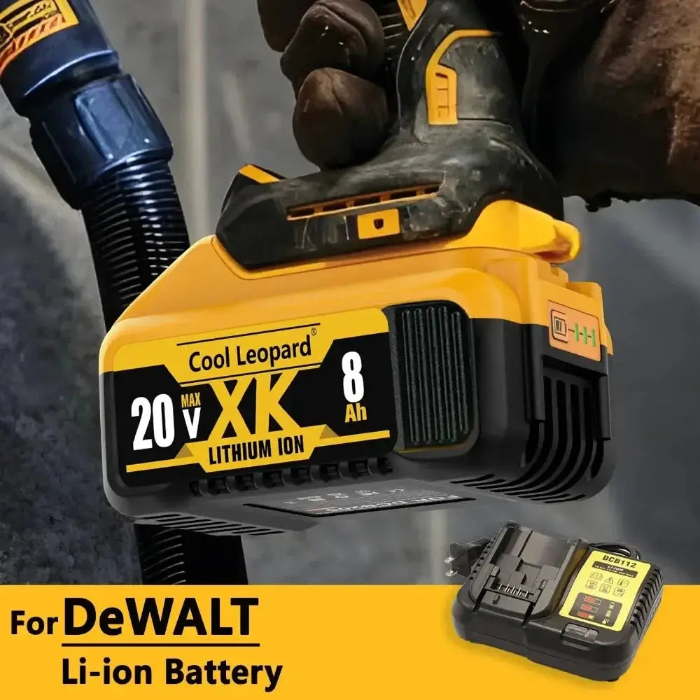 High Capacity 8.0Ah DCB200 Lithium Battery for Tools