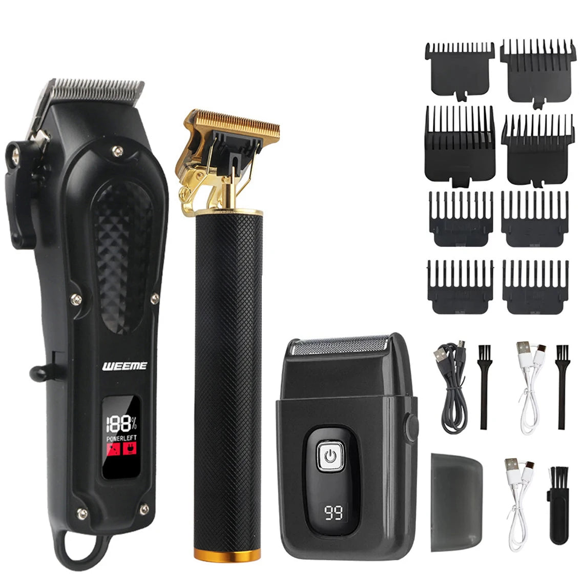 T9 Rechargeable Hair Clipper Kit