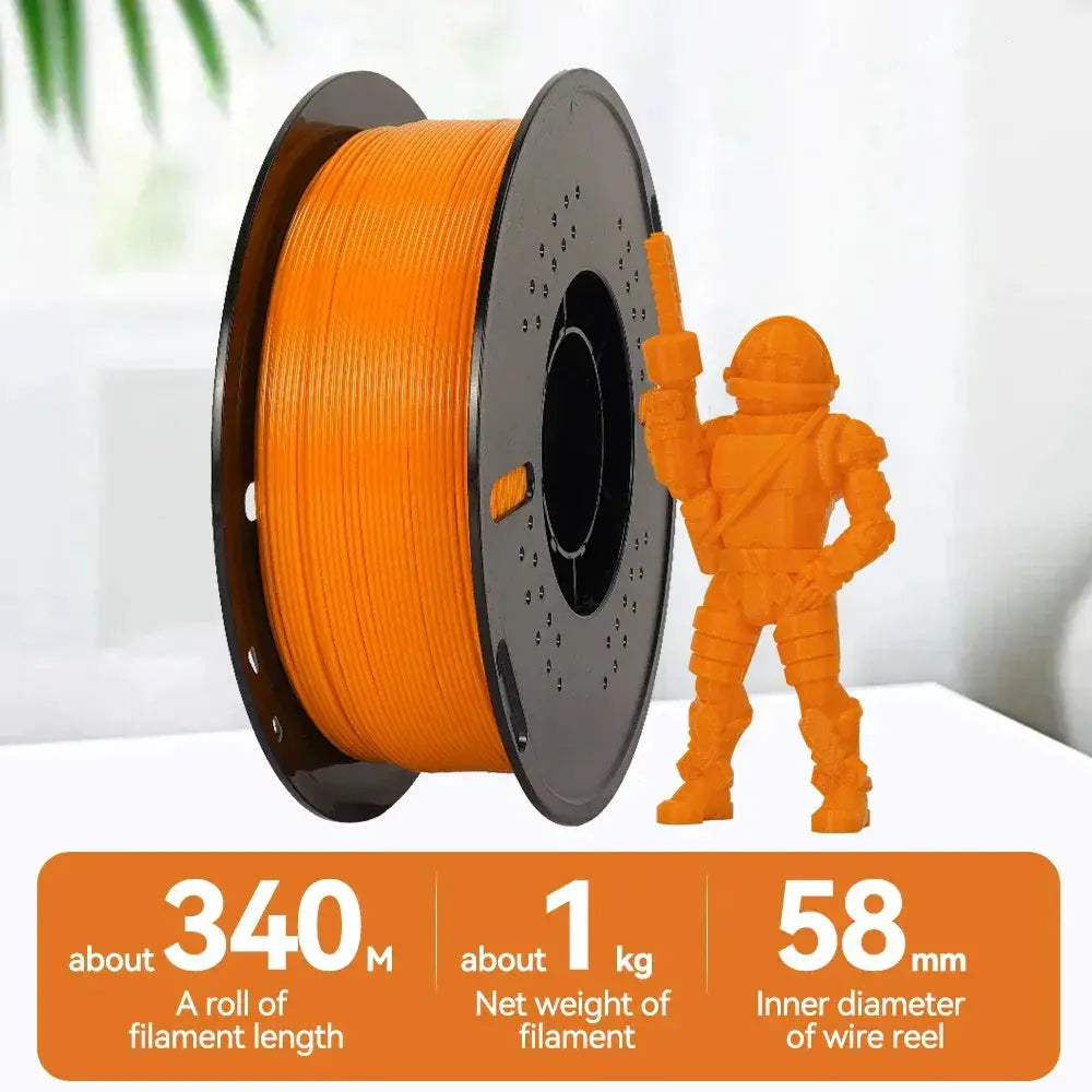 Kingroon Newest HS PETG Filament 1.75mm 5Kg For 3D Printing