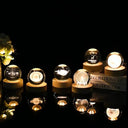 Night Light: Colorful Crystal Ball USB Galaxy Lamp Decor