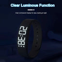 Smart Bracelet LED Digital Vibration Alarm Wrist Waterproof Smart Clock Smartband With Running Pedometer Monitor Smart Band