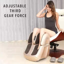 Shiatsu Foot Massager Heat Air Compression Efficient Sore Calfs Legs Relief Portable Reflexology Vibration Machine for Home