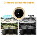 Smart Peephole Doorbell 3 Inch 1080P 140 Degree Wide View See Who Is There