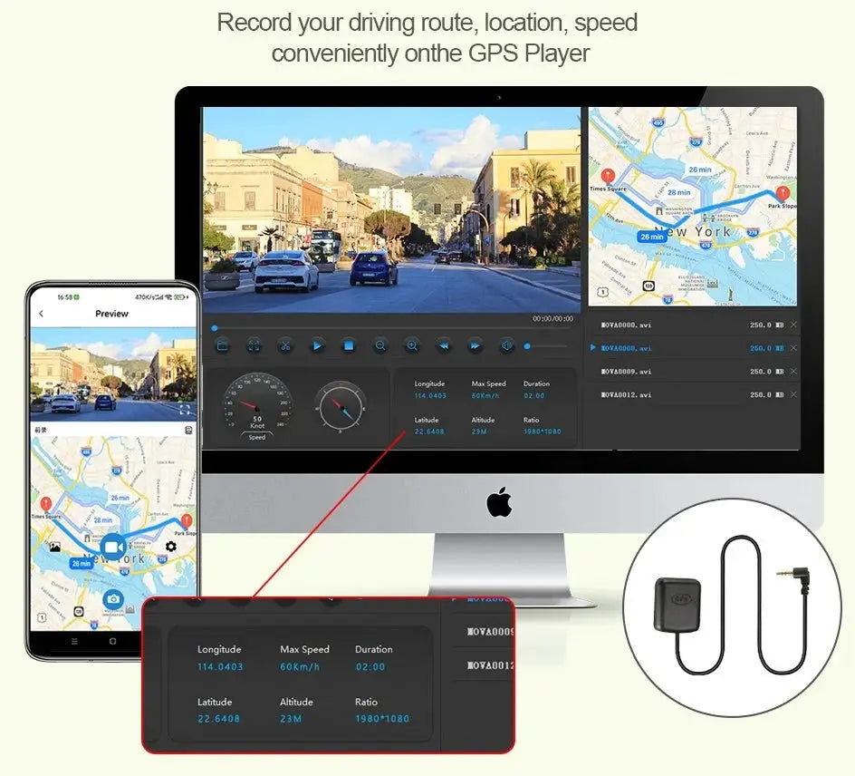 Clear Dash Cam for Drivers Parking — product view 16