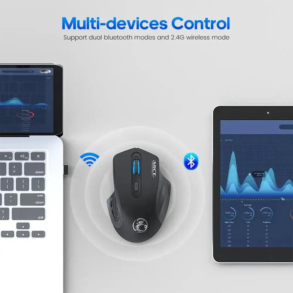Ultimate Rechargeable Wireless Gaming Mouse Ergonomic Silent