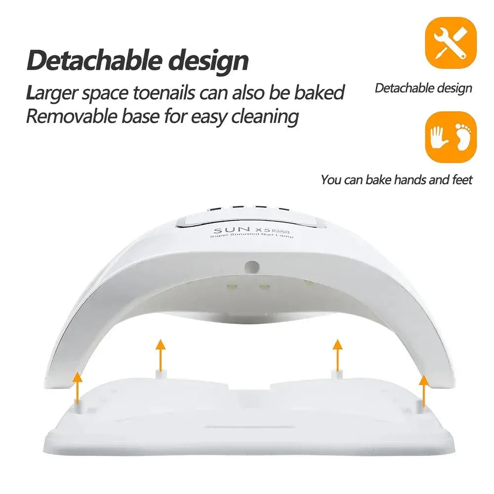 LINMANDA X5 Max UV Gel Nail Lamp 120W Nail Dryer Light