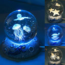 3D Galaxy Moon Lamp: USB LED Night Light for Home Decor