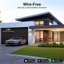 Smart Solar Security Camera for Home Use