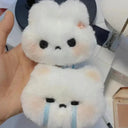 Joyful Plush Rabbit Keychain for Kids