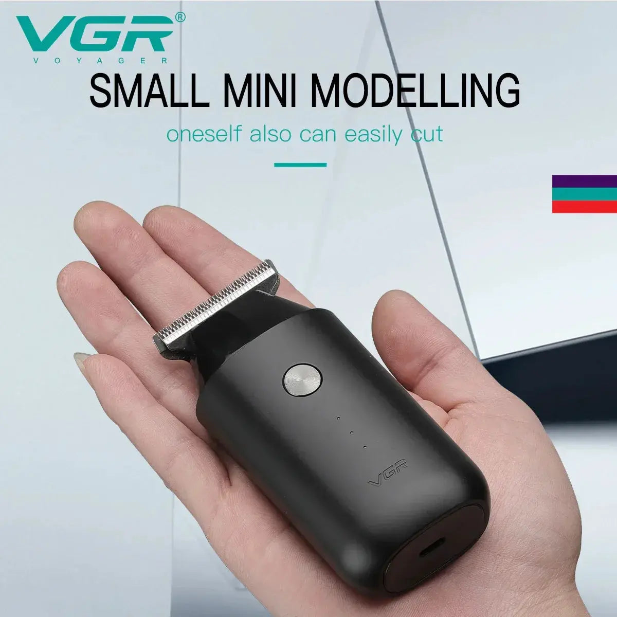 VGR Mini Hair Clipper Pro Zero Cut For Precision Grooming