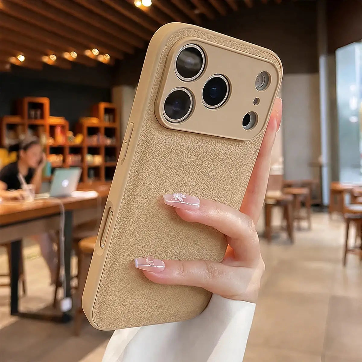Lychee Leather Case - Anti Fingerprint Shockproof — product view 10