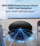 Robot Vacuum Cleaner ABIR X6PRO with 6000PA Suction