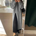 Warm Knit Dress for Women Travel Ready