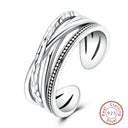 Adjustable Ring Sterling Silver Mermaid