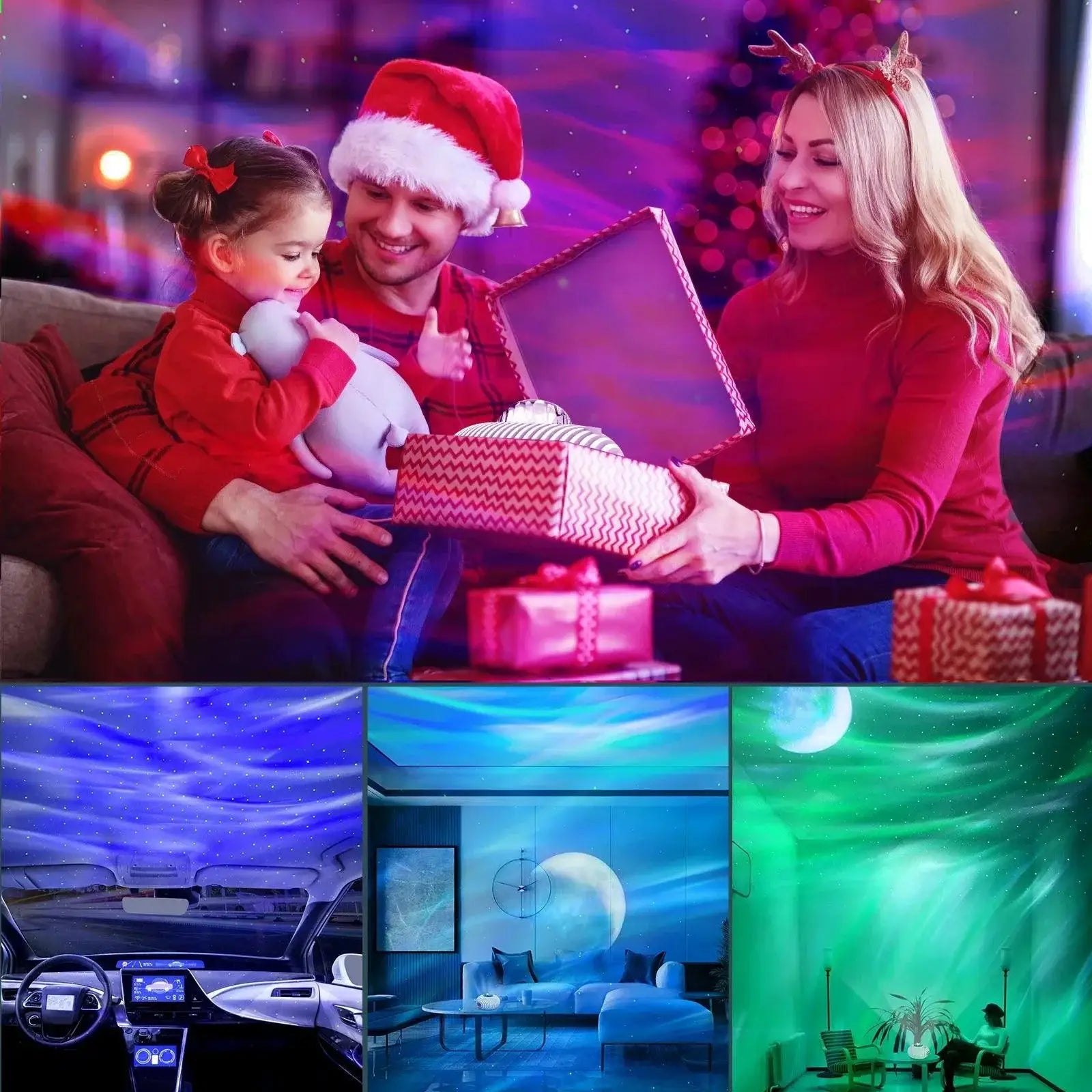 Galaxy Star Projector Night Light 14 Color Options Remote
