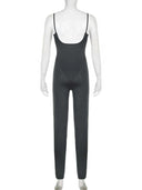 IAMSURE Patchwork Sporty Jumpsuit Trendy Chic Romper