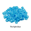 Birds Feet Ring Plastic Clip Rings for Avian Comfort 100pcs