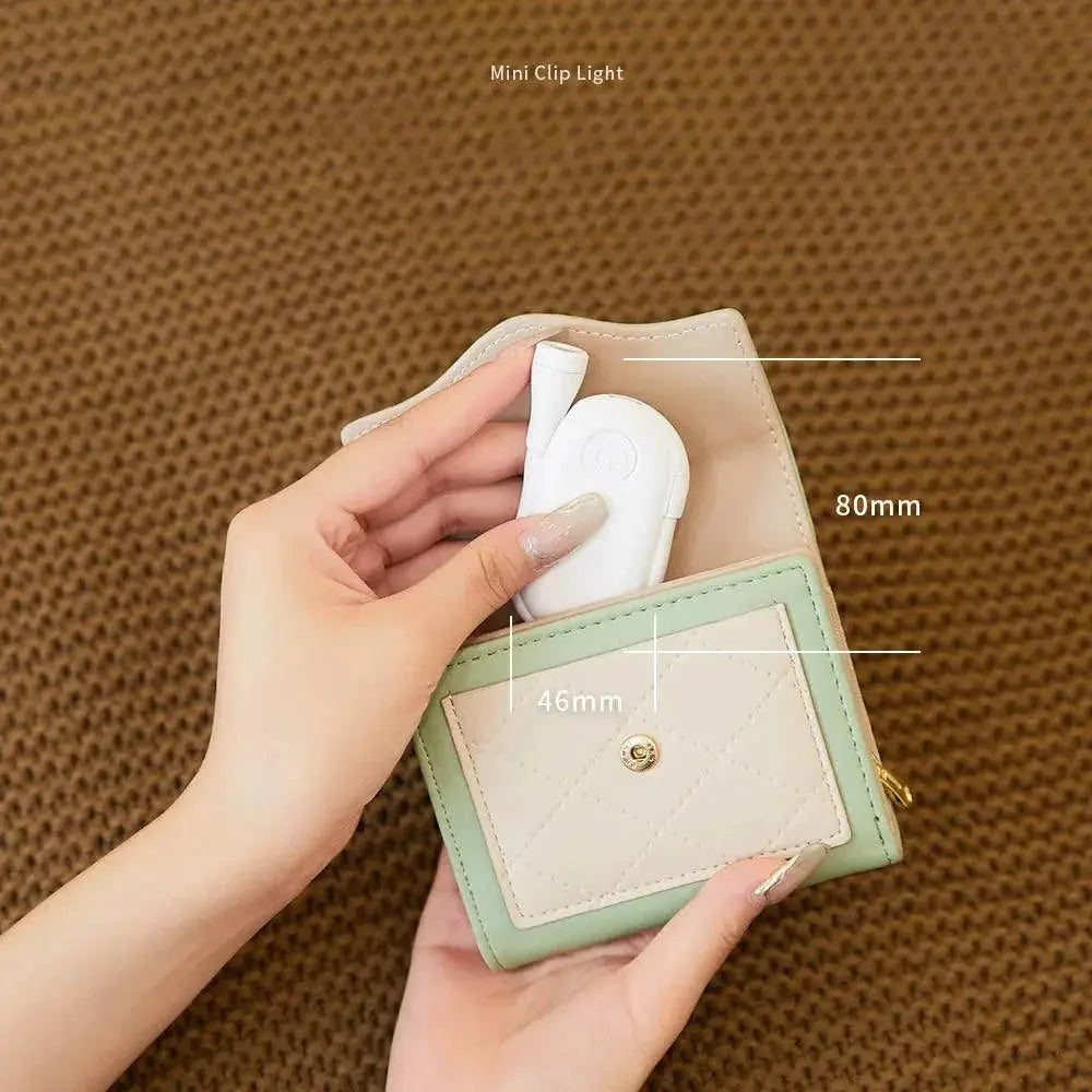 LED Clip On Book Light Adjustable Brightness For Travel
