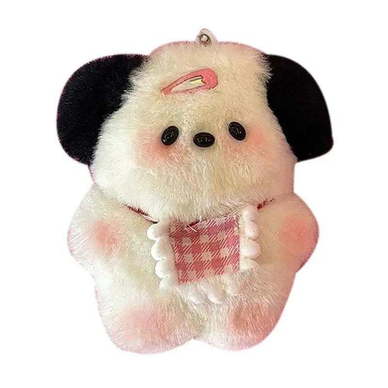 Adorable Plush Puppy Doll Keychain Bag Pendant Charm Gift