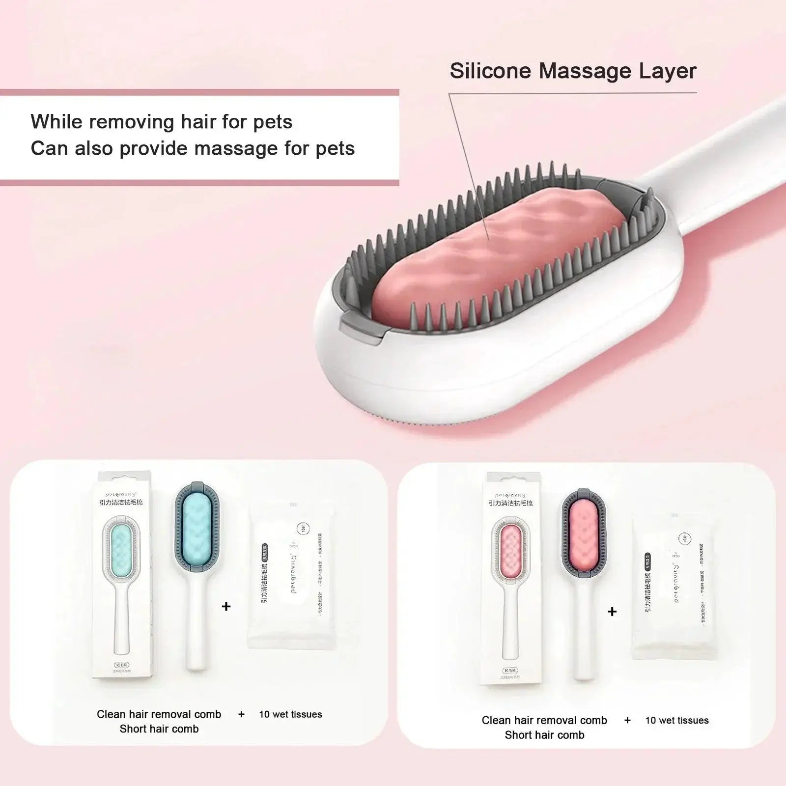 Cat Grooming Comb Hair Remover for Floating Hair and Fur