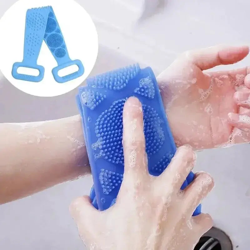 Silicone Body Sponge Brushes Bath Towels Scrubber Massage
