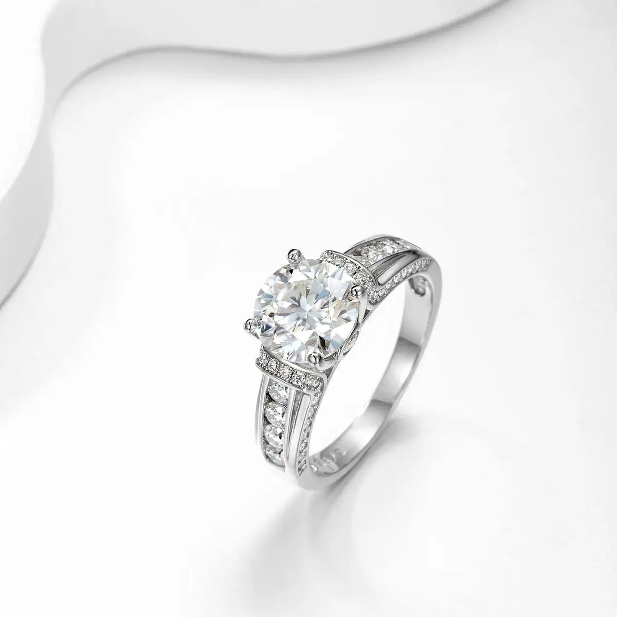 Starlight Moissanite Silver Ring — product image 6